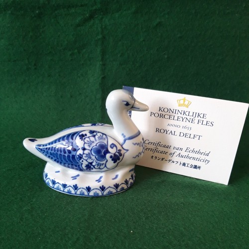 Royal delft miniature duck - royal,