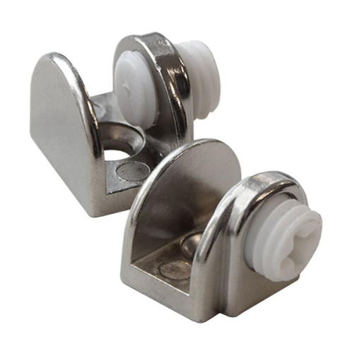 Glass shelf support bracket - 2x,