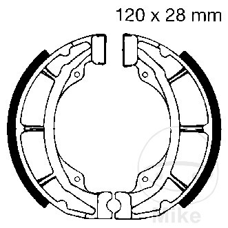 Ebc brake shoes without - brake,