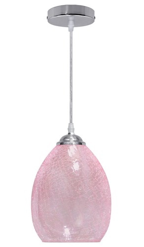 Modern crackled pink glass - modern,