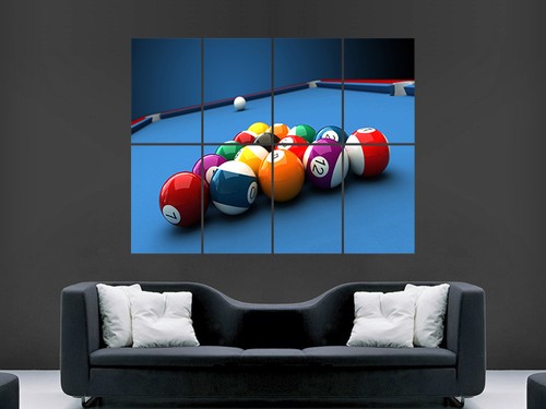 American pool table - table, balls