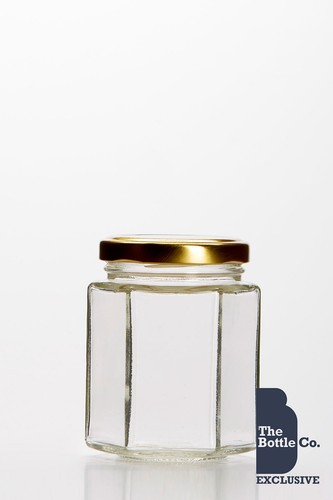 8oz hex hexagonal glass - 72,