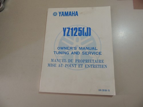 1982 yamaha 125 - yz, (5x4)
