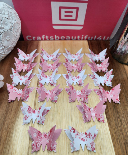 Paper butterflies 2 - paper, 3d