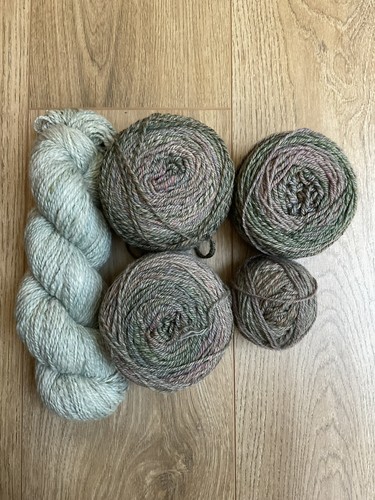 Green mix hand dyed - mix,