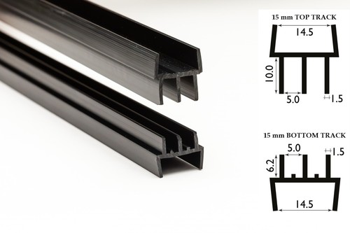 Clip vivarium glass runners - on,