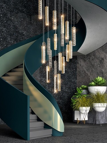 Crystal led pendant - led,