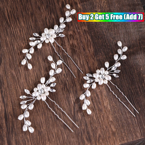 Flower wedding hair pins - flower,