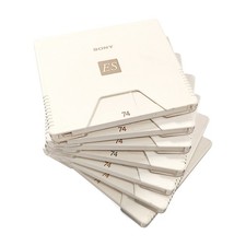 7x Sony ES 74 Minute Recordable MiniDiscs - Japanese Import MD 7 Pack