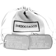 Simon 'Ghost' Riley US Military Dog Tags - Detailed Replica Collector Inspired