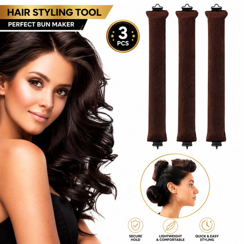 6pcs heatless hair curler - heatless,