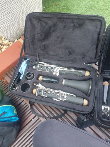 Flat clarinet with case john - b,