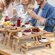 Wooden Cupcake Cake Fruit