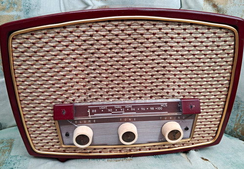 Hmv valve radio model - hmv,