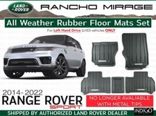 2014-2022 Range Rover Sport LHD All Weather Rubber Floor Mats Set
