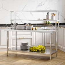 Stainless Steel Catering Food Prep Table Work Bench Commercial Kitchen Equipment