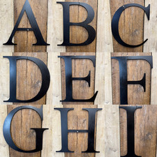 Black Metal Letters Numbers