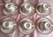 Wedgwood Kutani crane Set of 6