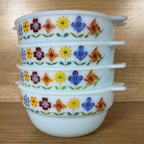 Phoenix opalware floral bowl - phoenix,