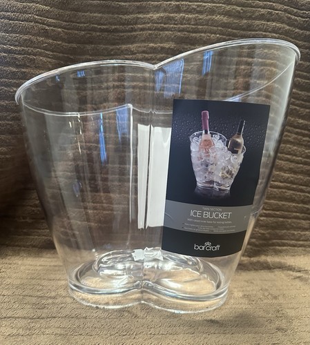 Barcraft clear acrylic double - clear,