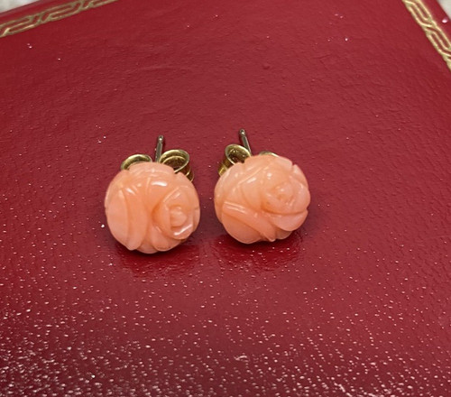 9ct gold earrings real - gold,