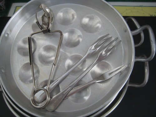 Made france escargot pans - in,