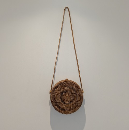Wicker shoulder strap bag - shoulder,