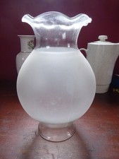 Anupacnic  Glass Oil Lamp Chimney/ Shade 94mm  diameter base rim