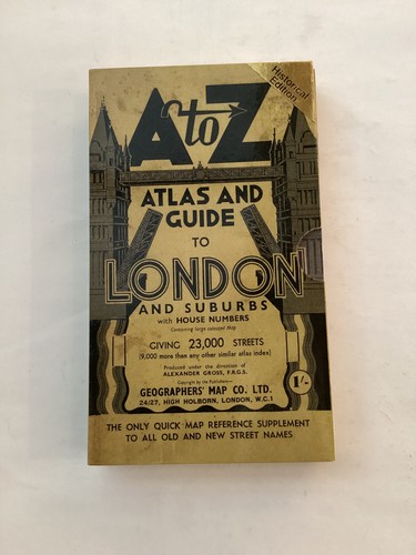 Atoz atlas guide to - to, london