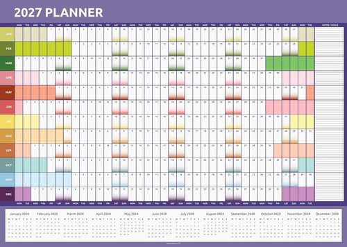 2027 wall planner full - wall,