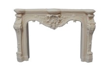 Carved Fireplace White, Dolls