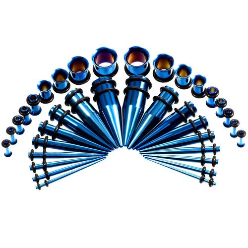 36pcs lot 14g 00g ear - 36pcs/lot, gauges