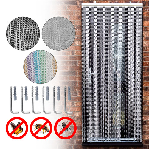 Aluminium door fly screen - door,