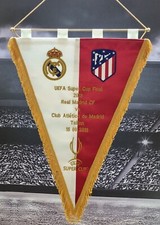 Club Atlético de Madrid v  Real Madrid UEFA Super Cup 2018 Embroidered Pennant