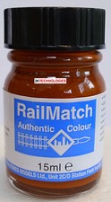 RailMatch 404 Light Rust (General Colour) Enamel New 15ml Jar
