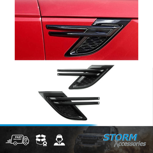 Side vent grille trim in - side,