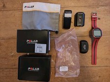 Collection of Polar Bits: Watch + GPS + Water Resistant Heart Rate Sensor