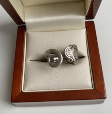 Vintage Sterling Silver Spoon Ring Hallmarked Size N 1/2 - O