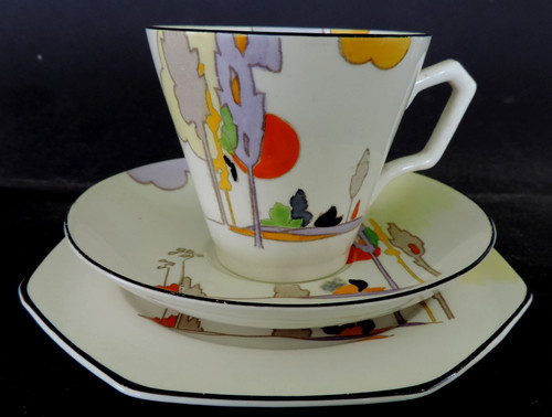 Art deco vintage tea set - tea,