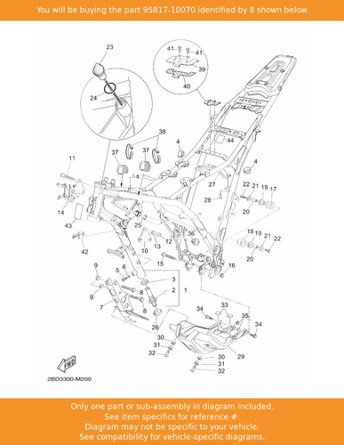 Yamaha bolt flange - bolt,,