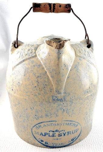 Antique spongeware jug - antique,