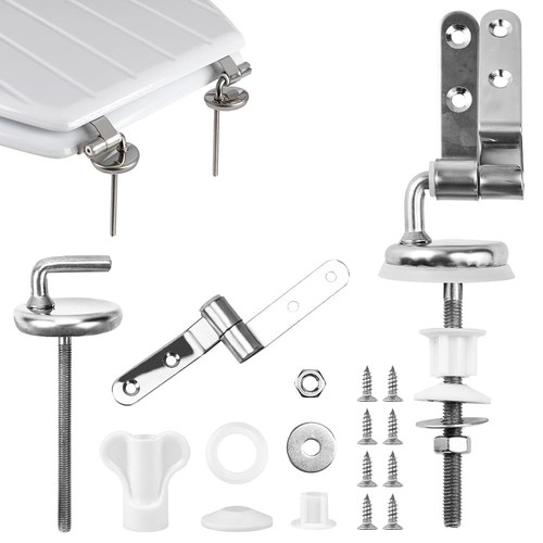 Toilet seat hinges stainless - hinges,