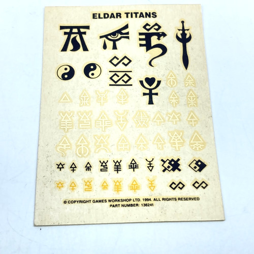 Eldar titan transfers 1994 - eldar,