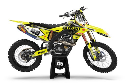 Suzuki motocross decals - suzuki,