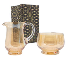 Vintage Laurain Peach Lustre