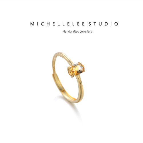 Sterling silver citrine - sterling,