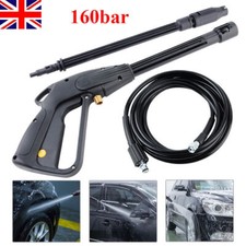 High Pressure Power Washer Spray Gun Jet Lance Trigger Wash Wand & 5M Hose kit