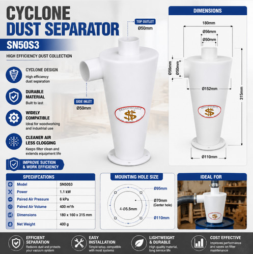 Cyclone filter dust collector - cyclone,