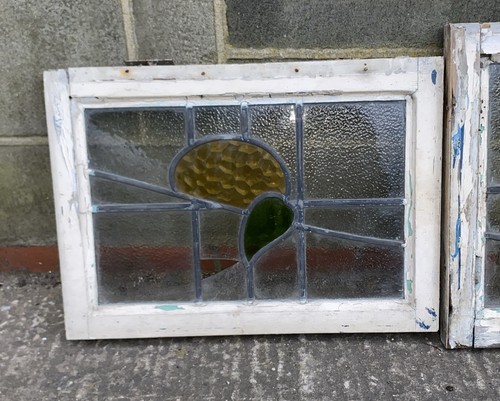 Antique stained glass window - antique,