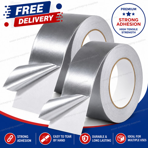 Aluminium foil tape - tape, rolls